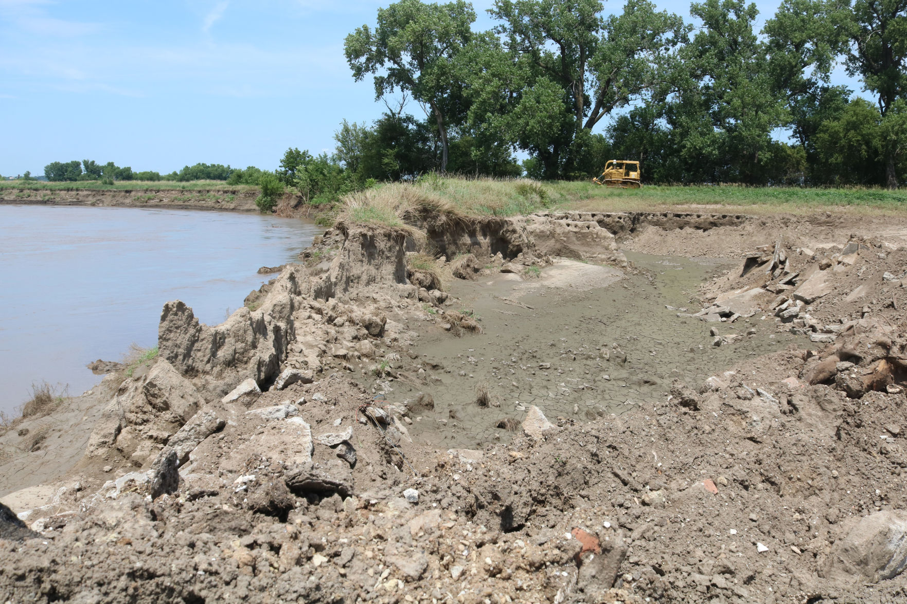 Hole in the levee